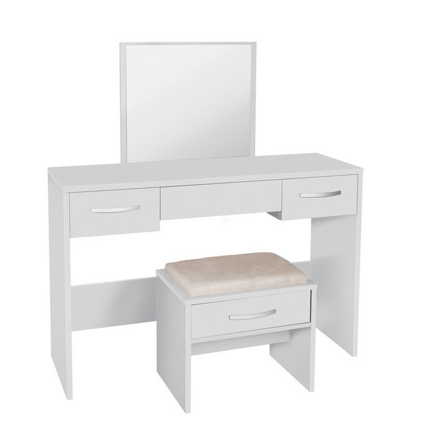 Argos mirrored deals dressing table set