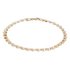 Revere 9ct Yellow Gold Polished and Matt Heart Bracelet