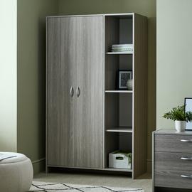 Argos Home Seville 2 Door Open Shelf Wardrobe