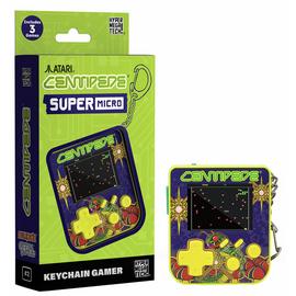 HyperMegaTech Super Micro Centipede Retro Keychain Gamer