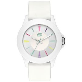 Skechers Rosencrans White Silicone Strap Analogue Watch