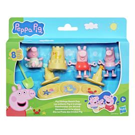 Peppa Pig Siblings Beach Day Playset