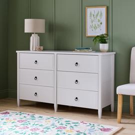 Argos Home Lucie 6 Drawer Chest - Off White
