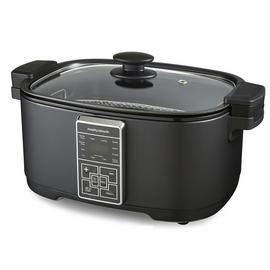 Morphy Richards 6.5L Multifunction 10-in-1 Slow Cooker-Black