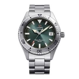 Orient Mako 40 Green Dial Steel Bracelet Watch