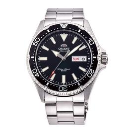 Orient Mako III Kamasu Mens Black Dial Steel Watch