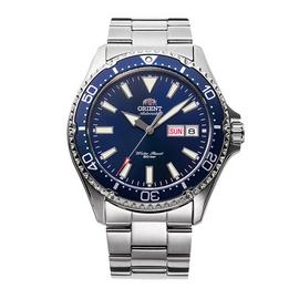 Orient Mako III Kamasu Mens Blue Dial Steel Watch