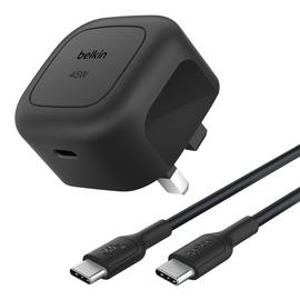 Belkin 45W Compact USB-C Wall Charger and 1m USB-C Cable