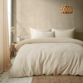 Pineapple Elephant Muscat Waffle Natural Bedding Set