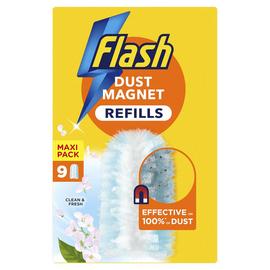 Flash Dust Magnet Duster Refills With Fresh Scent- Pack of 9