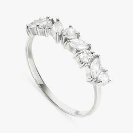 Revere Sterling Silver Cubic Zirconia Eternity Ring