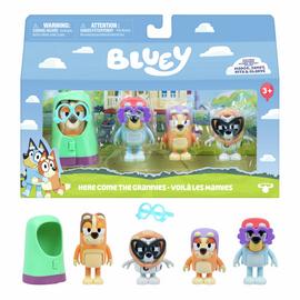 Bluey With The Grannies Figure Playset - Pack of 4
