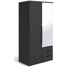 Argos Home Hallingford 2 Door 3 Drawer Mirror Wardrobe