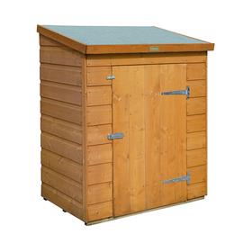 Rowlinson 520L Shiplap Patio Store Garden Storage Box -Brown