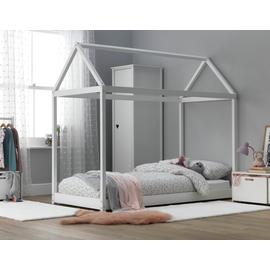 Habitat House Single Bed Frame - White