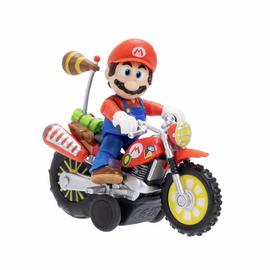 Super Mario Galaxy Movie Mario and Motorbike Playset
