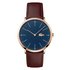 Lacoste Classic Mens Brown Leather Strap Watch