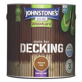 Johnstone's Decking Stain Matt Paint 2.5 - Natural Oak