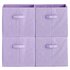 Argos Home Phoenix Set of 4 Storage Boxes - Purple