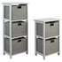 Argos Home 2 & 3 Drawer Storage Unit - Grey