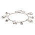Emoji Silver Colour Unicorn Crystal Charm Bracelet