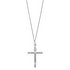 Revere Silver Cross Pendant 18 Inch Necklace