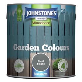 Johnstone's Garden Colours Paint 2.5L - Steel Smoke