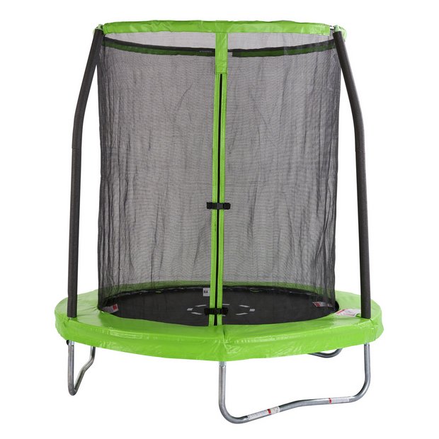 6ft trampoline with on sale enclosure