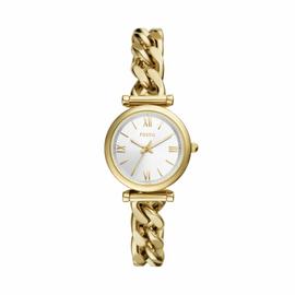 Fossil Carlie Gold Tone Stainless Steel Bracelet Watch