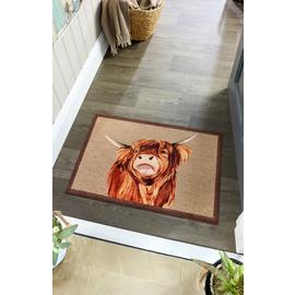 My Mat Highland Cow Short Pile Doormat - 50x75cm
