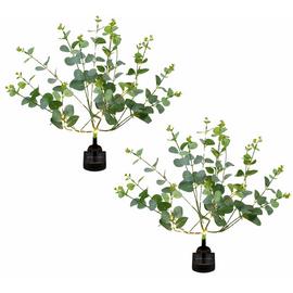 Streetwize Garden Eucalyptus Tree Solar Lights - Pack of 2
