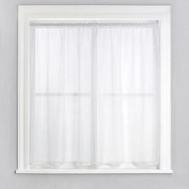 Argos Home Plain Net Pencil Pleat Curtains - White