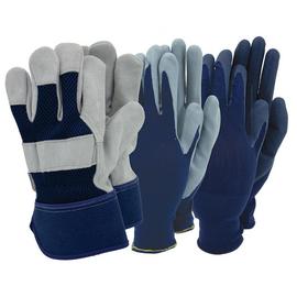 Town & Country Men's Rigger Triple Pack Gardening Gloves