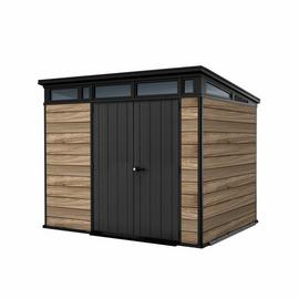 Keter Signature 9X7 Pent Shed - Oak