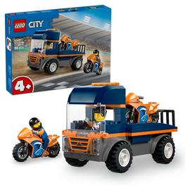 LEGO City Motorcycle Transporter Flatbed Toy 60491