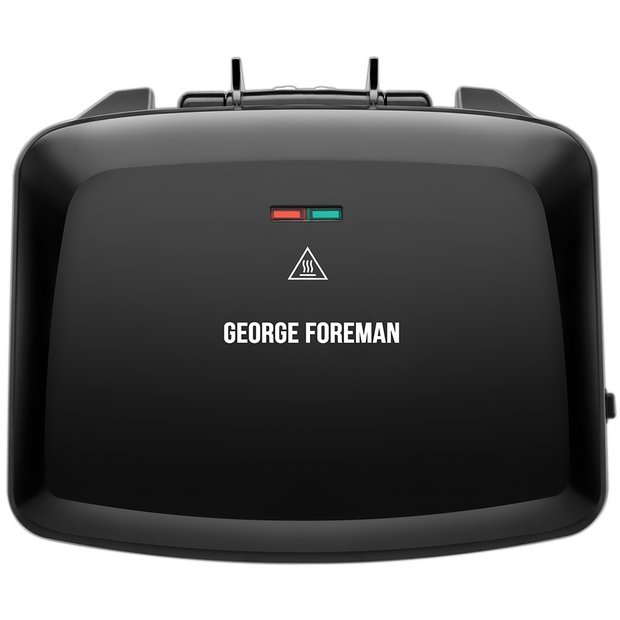 George Foreman Grill with LED Display & Removable Grill Plates 