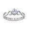 Revere Sterling Silver Cubic Zirconia Heart Ring