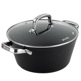 Dojo Hero Neverstick+ 3.5L Aluminium Casserole Dish - Black