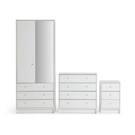 Argos Home Malibu 3 Piece 2 Door Wardrobe Set