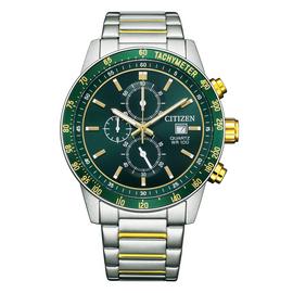 Citizen Men's Green Dial Stainless Steel Bracelet Watch