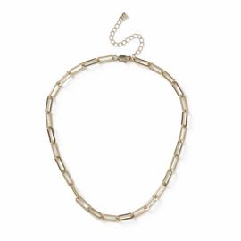 Freedom Gold Paperlink Chain Necklace