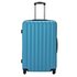 Large 4 Wheel Hard Suitcase - Candy Blue