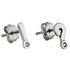 Revere Sterling Silver Question & Exclamation Stud Earrings