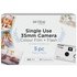 VIBE Single Use Camera â€“ 27 Shots with Flash 5PC Party Pack