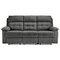 Argos Home June 3 Seater Fabric Recliner Sofa - Charcoal