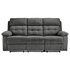 Argos Home June 3 Seater Fabric Recliner Sofa - Charcoal