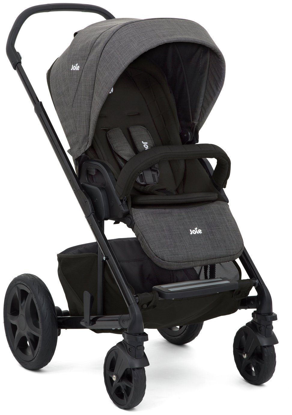 joie chrome dlx pushchair and carrycot