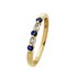 Revere 9ct Yellow Gold Sapphire & Diamond Alternate Ring