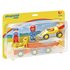 Playmobil 6761 1.2.3 Tow Truck with Race Car