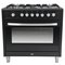 Bush BRCNB90SEBK 90cm Dual Fuel Range Cooker - Black